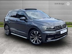 Grey Used 2018 VW Tiguan R-line SUV | £23,495 (Fair price)