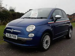 Blue Used 2009 Fiat 500 Lounge Hatchback | £1,595 (Fair price)