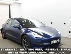 Blue Used 2021 Tesla Model 3 Long Range Sedan | £15,495 (Good price)