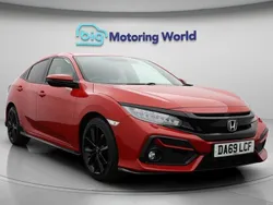 Red Used 2019 Honda Civic Sport Hatchback | £14,900 (Fair price)
