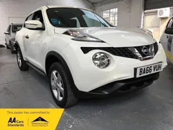 White Used 2017 Nissan Juke Visia SUV | £7,490 (Good price)