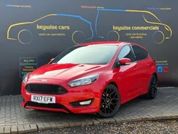 Red Used 2017 Ford Focus ST-Line Hatchback | £8,490 (Fair price)