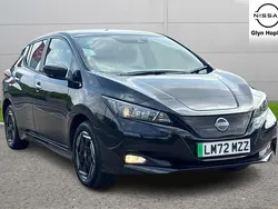 Black Used 2022 Nissan Leaf Acenta Hatchback | £10,221 (Good price)