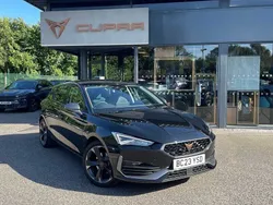 Midnight black Used 2023 Cupra Leon Hatchback | £20,490 (Fair price)