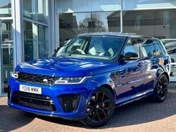 Blue Used 2018 Land Rover Range Rover Sport SVR SUV | £48,000 (Fair price)