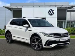 White Used 2021 VW Tiguan R-line SUV | £24,456 (Fair price)