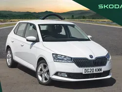 Moon white metallic Used 2020 Skoda Fabia SE L Hatchback | £11,995 (Fair price)