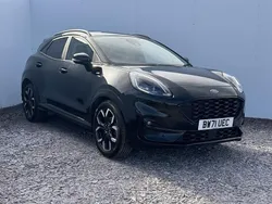 Black Used 2021 Ford Puma ST-Line X SUV | £15,495 (Fair price)