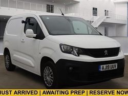 White Used 2019 Peugeot Partner Van | £8,795 (A bit pricey)