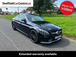 Black Used 2018 Mercedes C220 AMG line Coupe | £14,995 (Good price)