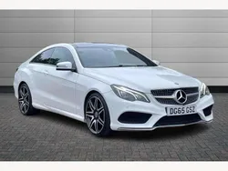 White Used 2015 Mercedes E220 AMG line Coupe | £10,995 (Fair price)