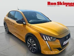 Yellow Used 2021 Peugeot 208 Premium Hatchback | £15,699 (Fair price)