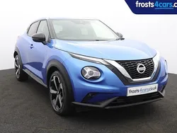Blue Used 2022 Nissan Juke Tekna SUV | £17,595 (Fair price)
