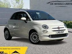 White Used 2019 Fiat 500 Lounge Hatchback | £10,290 (Fair price)