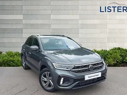 Indium grey metallic New 2025 VW T-Roc R-line SUV | £32,990 (Expensive)