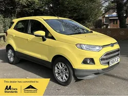 Yellow Used 2015 Ford Ecosport Zetec SUV | £6,495 (Fair price)