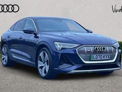 Blue Used 2020 Audi e-tron Sportback S-Line SUV | £24,804 (Super price)