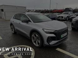 Silver Used 2023 Audi Q4 e-tron Black Edition SUV | £31,194 (Fair price)