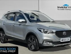 Silver Used 2020 MG ZS Exclusive Sedan | £11,400 (Fair price)