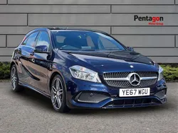 Blue Used 2017 Mercedes A200 Executive Hatchback | £13,497 (Fair price)