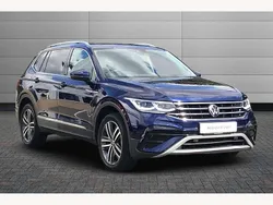Atlantic blue Used 2023 VW Tiguan Allspace R-line SUV | £29,795 (Fair price)