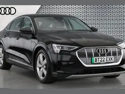 Black Used 2022 Audi e-tron Sportback Advanced SUV | £23,700 (Fair price)