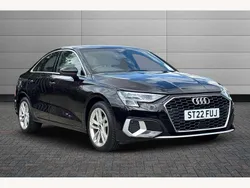 Brilliant black Used 2022 Audi A3 Sport Sedan | £19,095 (Good price)