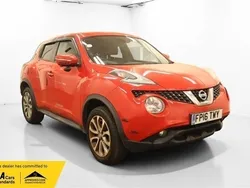 Red Used 2016 Nissan Juke Tekna SUV | £9,200 (Fair price)