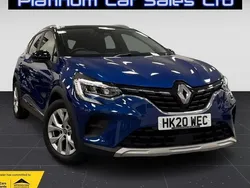 Blue/black Used 2020 Renault Captur Iconic SUV | £11,995 (Fair price)