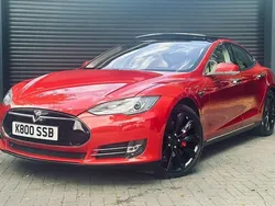 Red Used 2014 Tesla Model S Sedan | £18,990 (A bit pricey)