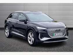 Black Used 2023 Audi Q4 e-tron S-Line SUV | £22,950 (A bit pricey)