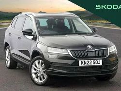 Black magic pearl effect Used 2022 Skoda Karoq SE L SUV | £20,495 (Fair price)