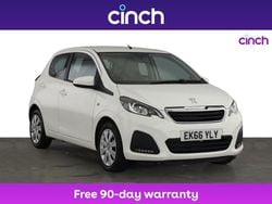 White Used 2016 Peugeot 108 Active Hatchback | £9,549 (A bit pricey)