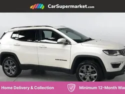 White Used 2020 Jeep Compass Limited SUV | £14,847 (Fair price)
