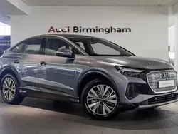 Geyser blue Used 2024 Audi Q4 Sportback e-tron Sport SUV | £37,000