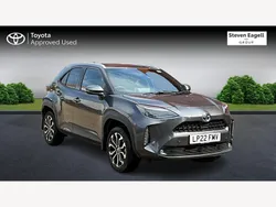 Grey Used 2022 Toyota Yaris Hybrid Design Hatchback | £20,297 (Expensive)