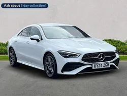 White Used 2024 Mercedes CLA180 Executive Sedan | £28,999 (Fair price)