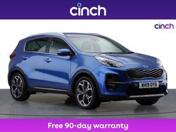 Blue Used 2019 Kia Sportage GT-Line SUV | £14,499 (Fair price)