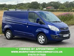 Blue Used 2017 Ford Transit Custom Limited Van | £10,995 (A bit pricey)