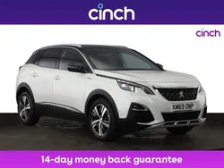 White Used 2019 Peugeot 3008 GT-line SUV | £14,219 (Fair price)