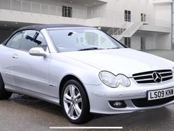 Silver Used 2009 Mercedes CLK200 Avantgarde Cabriolet | £3,800 (A bit pricey)