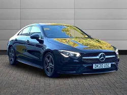Black Used 2020 Mercedes CLA180 AMG line Sedan | £18,950 (Fair price)