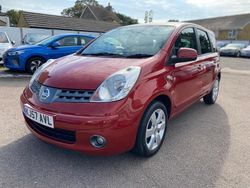 Red Used 2007 Nissan Note Acenta MPV | £3,195