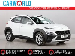 White Used 2022 Hyundai Kona SE SUV | £12,507 (Fair price)
