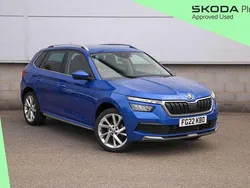 Race blue metallic Used 2022 Skoda Kamiq SE L Executive SUV | £17,495 (Fair price)