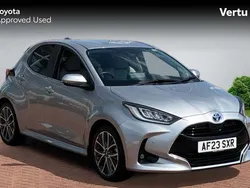 Silver Used 2023 Toyota Yaris Hybrid Hatchback | £18,734 (Fair price)