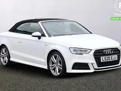 White Used 2020 Audi A3 Cabriolet S-Line Cabriolet | £19,499 (Fair price)