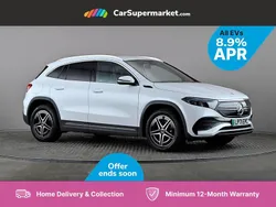 White Used 2022 Mercedes EQA350 AMG line SUV | £18,787 (Fair price)