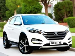 White Used 2018 Hyundai Tucson Edition SUV | £8,995 (Fair price)