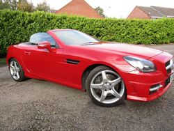 Red Used 2012 Mercedes SLK200 AMG Cabriolet | £10,987 (A bit pricey)